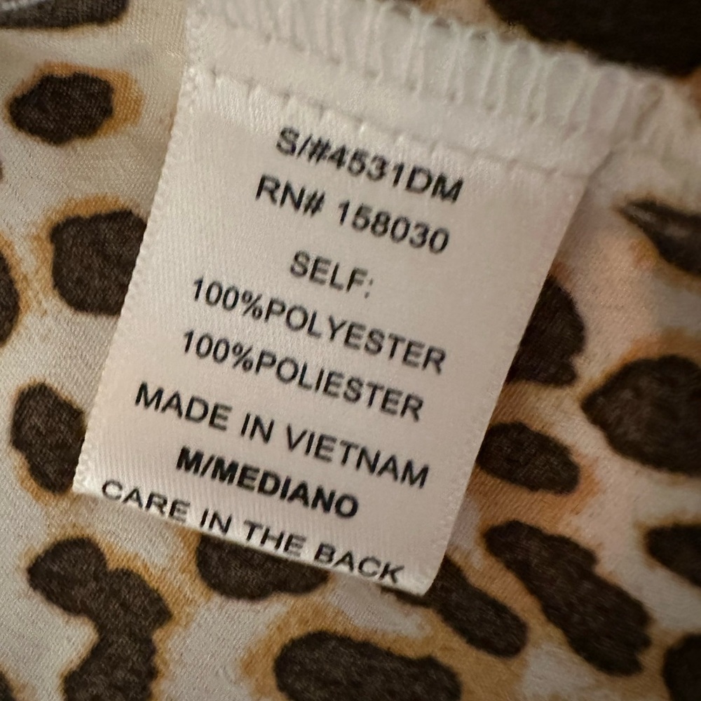 Love Tree Junior’s Leopard Print Mini Buckle Wrap Dress - Picture 8 of 10
